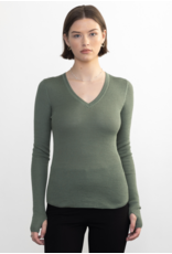 Margaret O'Leary MARGARET O'LEARY:: SHIRTTAIL WAFFLE VEE