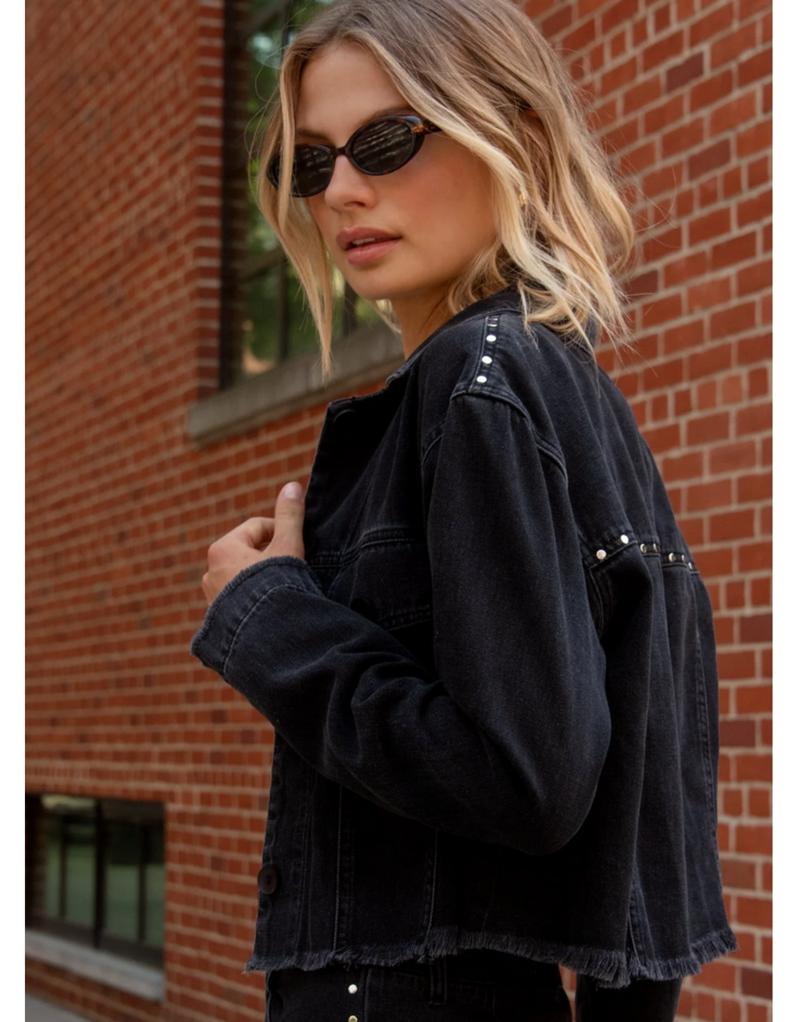 BELLA DAHL BELLA DAHL:: STUDDED JACKET