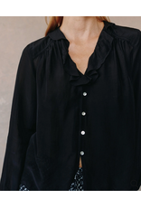 BELLA DAHL BELLA DAHL:: RAGLAN RUFFLE BLOUSE