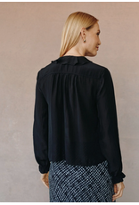 BELLA DAHL BELLA DAHL:: RAGLAN RUFFLE BLOUSE