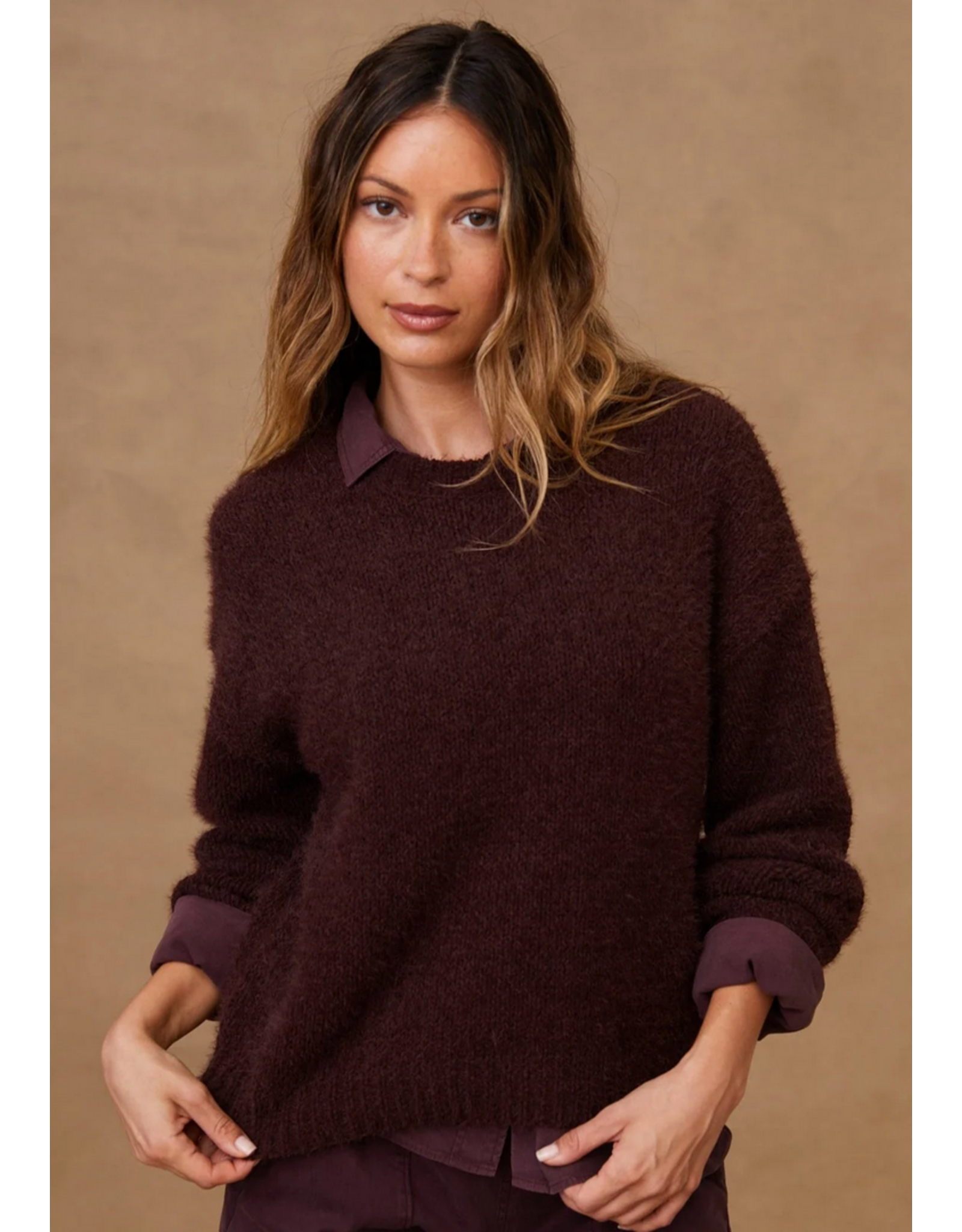 BELLA DAHL BELLA DAHL:: DROP SHOULDER SWEATER