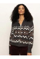 SANCTUARY:: ZIP UP FAIRISLE HOODIE