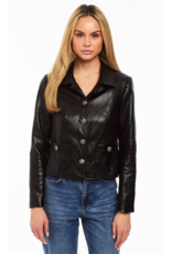 DREW DREW:: ODETTE VEGAN LEATHER JACKET