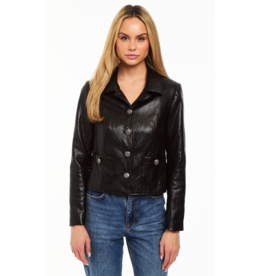 DREW DREW:: ODETTE VEGAN LEATHER JACKET