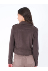 Marrakech MARRAKECH:: LORAS FAUX SUEDE BIKER JACKET