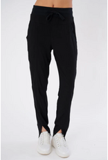 Marrakech MARRAKECH:: ISA STRETCH CUPRO SLIT HEM JOGGER