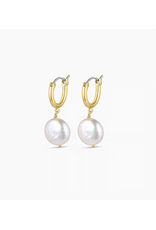 Gorjana GORJANA:: REESE PEARL HUGGIES