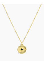Gorjana GORJANA:: BIRTHSTONE COIN NECKLACE