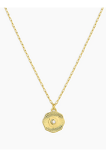 Gorjana GORJANA:: BIRTHSTONE COIN NECKLACE