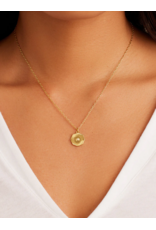 Gorjana GORJANA:: BIRTHSTONE COIN NECKLACE