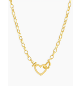 Gorjana GORJANA:: PARKER HEART NECKLACE