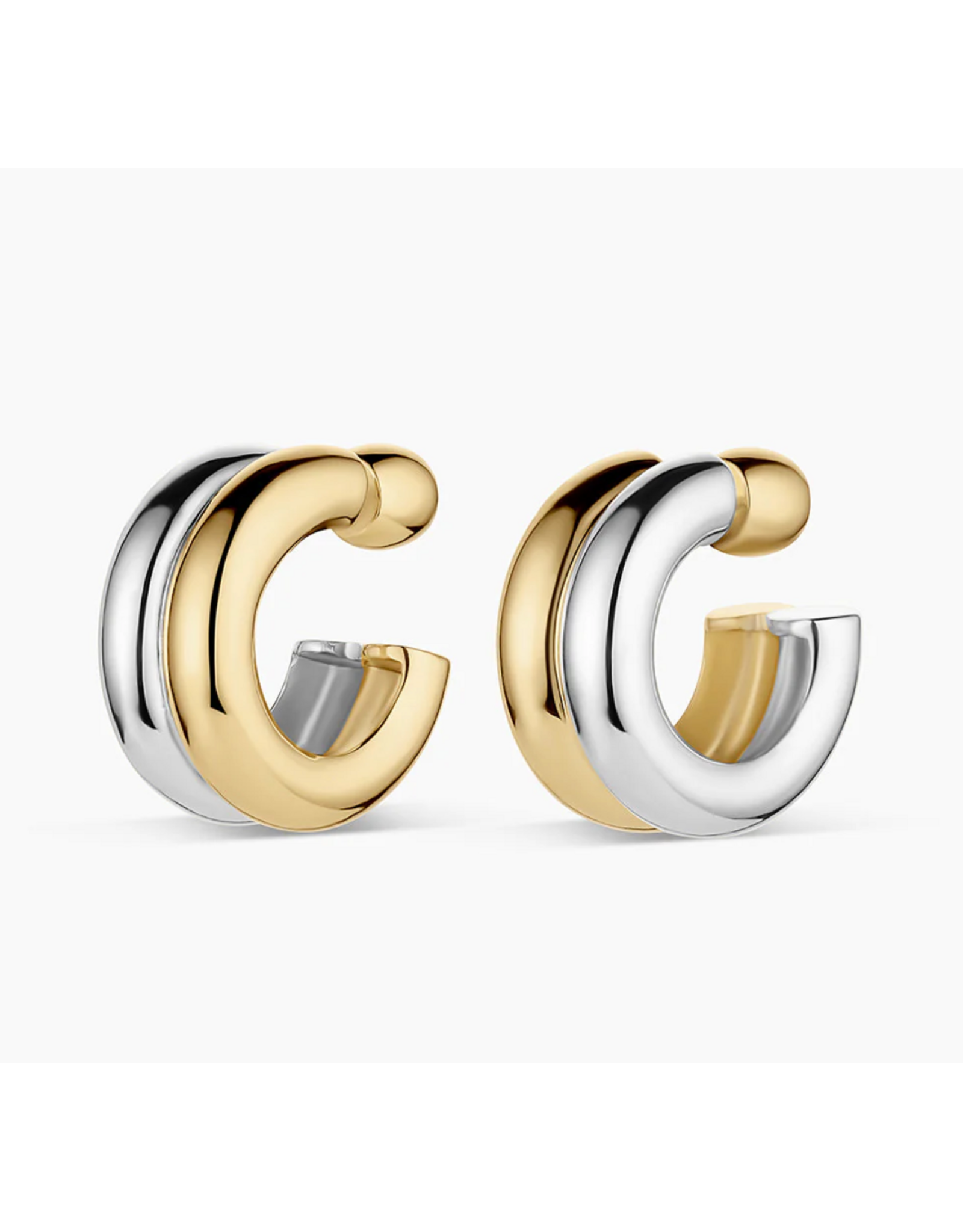 Gorjana GORJANA:: LOU MIXED STACKED HOOPS