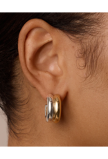 Gorjana GORJANA:: LOU MIXED STACKED HOOPS