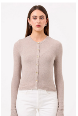 GOLDIE GOLDIE:: MARINA RIBBED CROP CARDIGAN