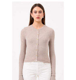 GOLDIE GOLDIE:: MARINA RIBBED CROP CARDIGAN