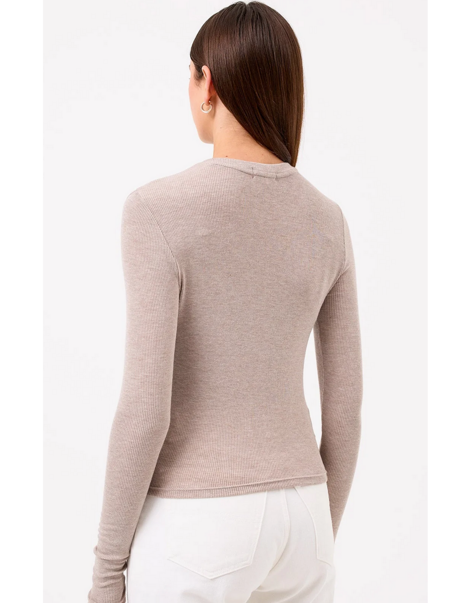 GOLDIE GOLDIE:: MARINA RIBBED CROP CARDIGAN