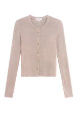GOLDIE GOLDIE:: MARINA RIBBED CROP CARDIGAN