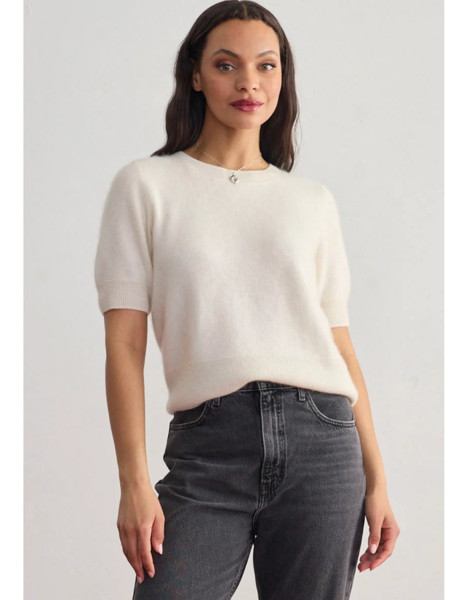 Margaret O'Leary MARGARET O'LEARY:: BRUSHED CASHMERE TEE