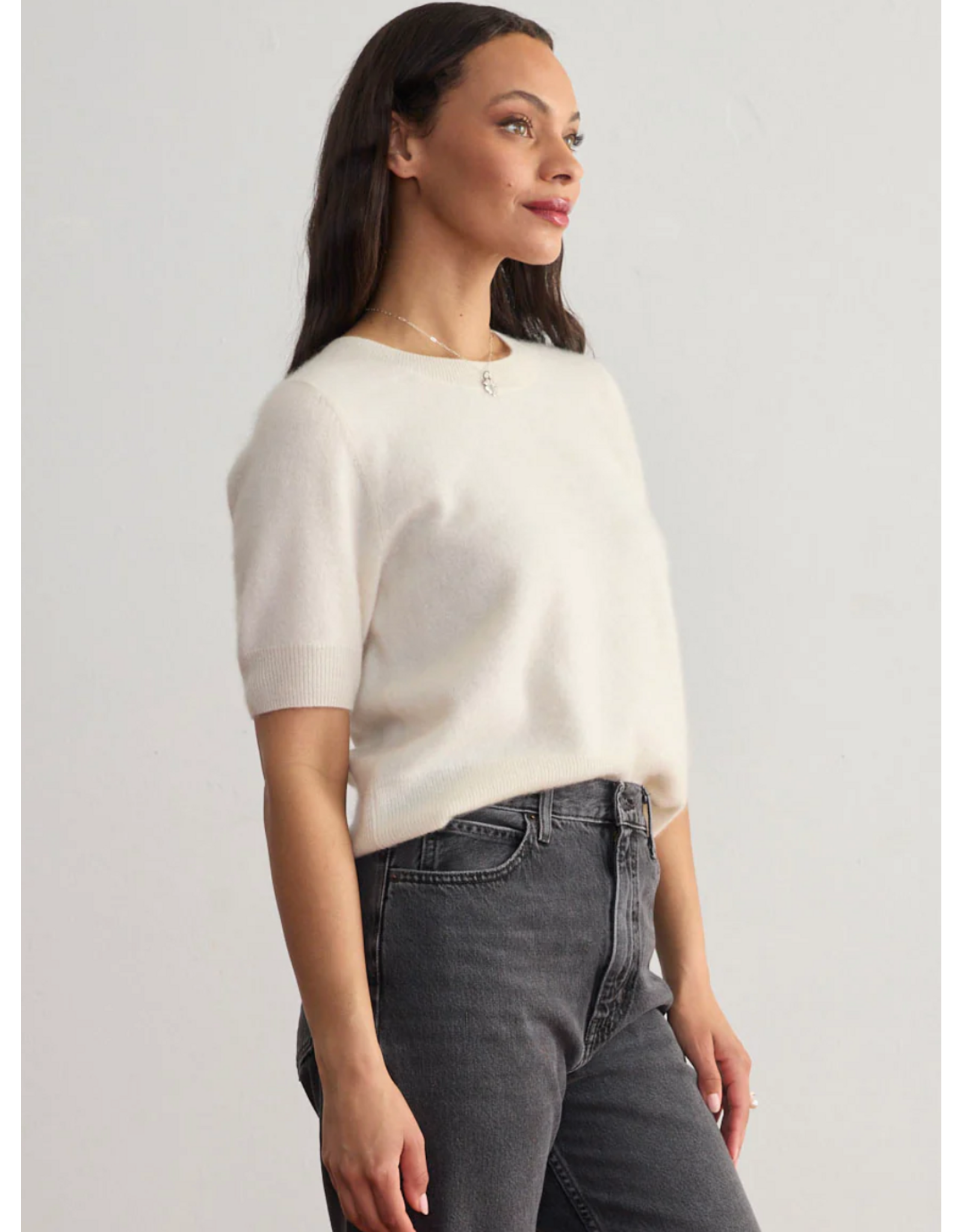 Margaret O'Leary MARGARET O'LEARY:: BRUSHED CASHMERE TEE