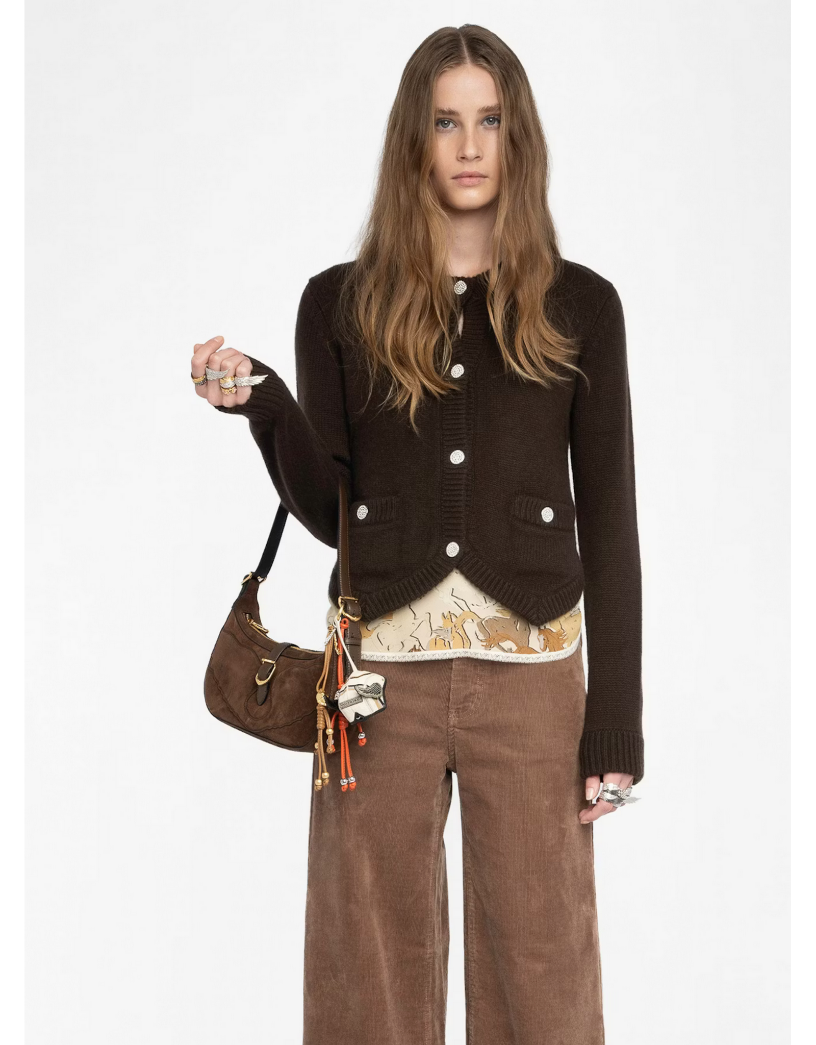 Zadig & Voltaire ZADIG & VOLTAIRE:: WESTIA CASHMERE CARDIGAN