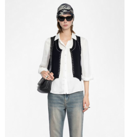 Zadig & Voltaire ZADIG & VOLTAIRE:: DUBLIN WESTERN SWEATER VEST