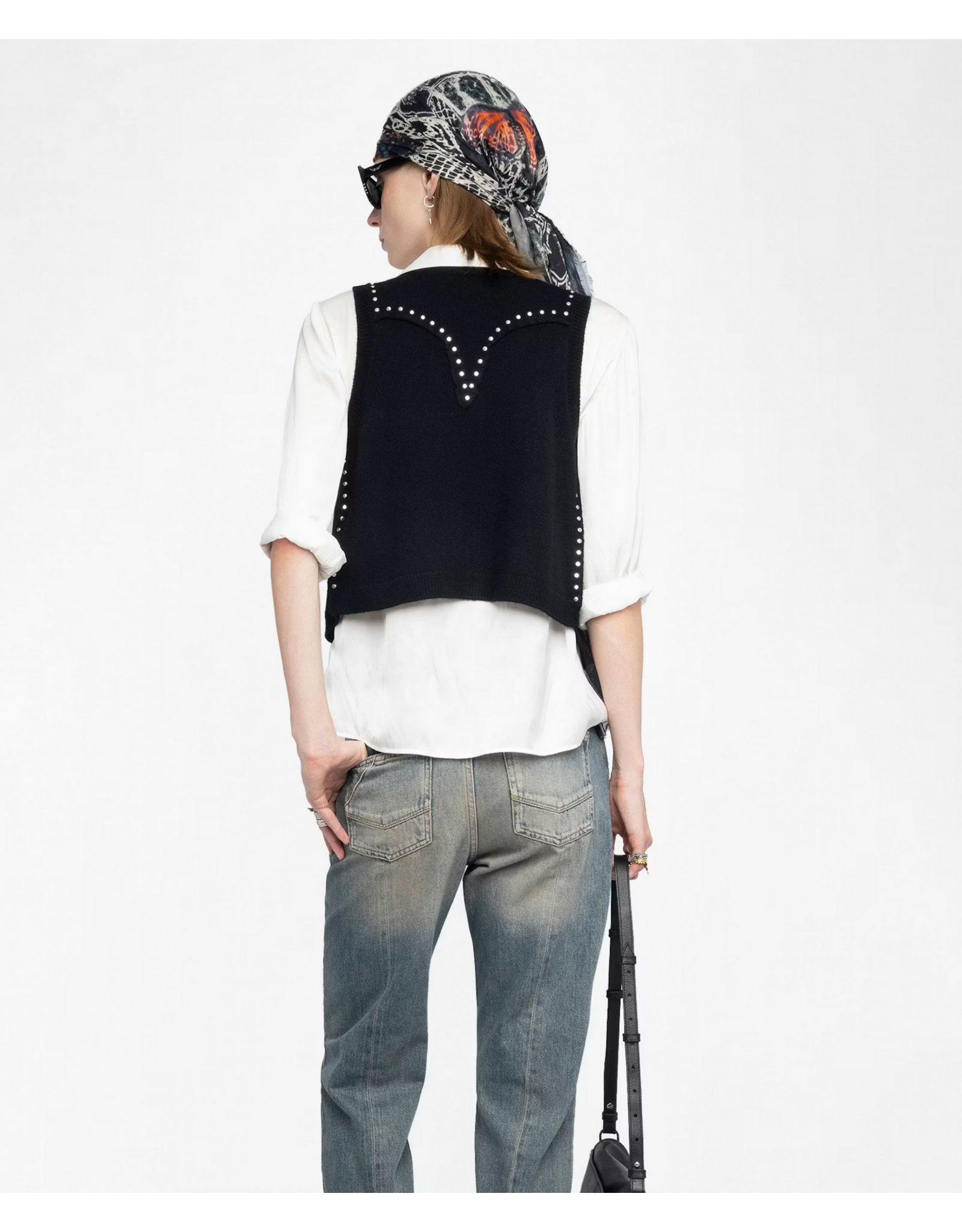Zadig & Voltaire ZADIG & VOLTAIRE:: DUBLIN WESTERN SWEATER VEST