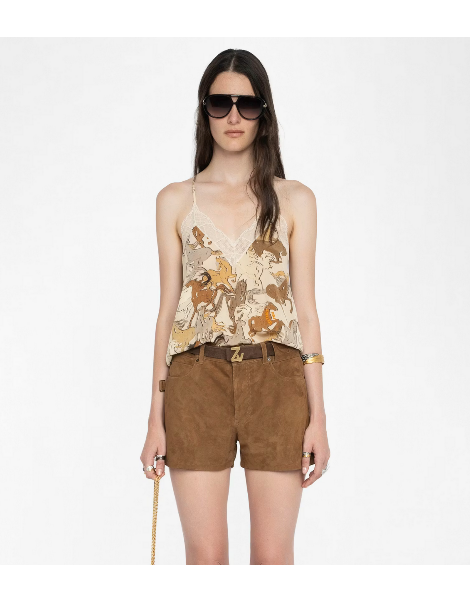 Zadig & Voltaire ZADIG & VOLTAIRE:: CHRISTY SILK CAMISOLE