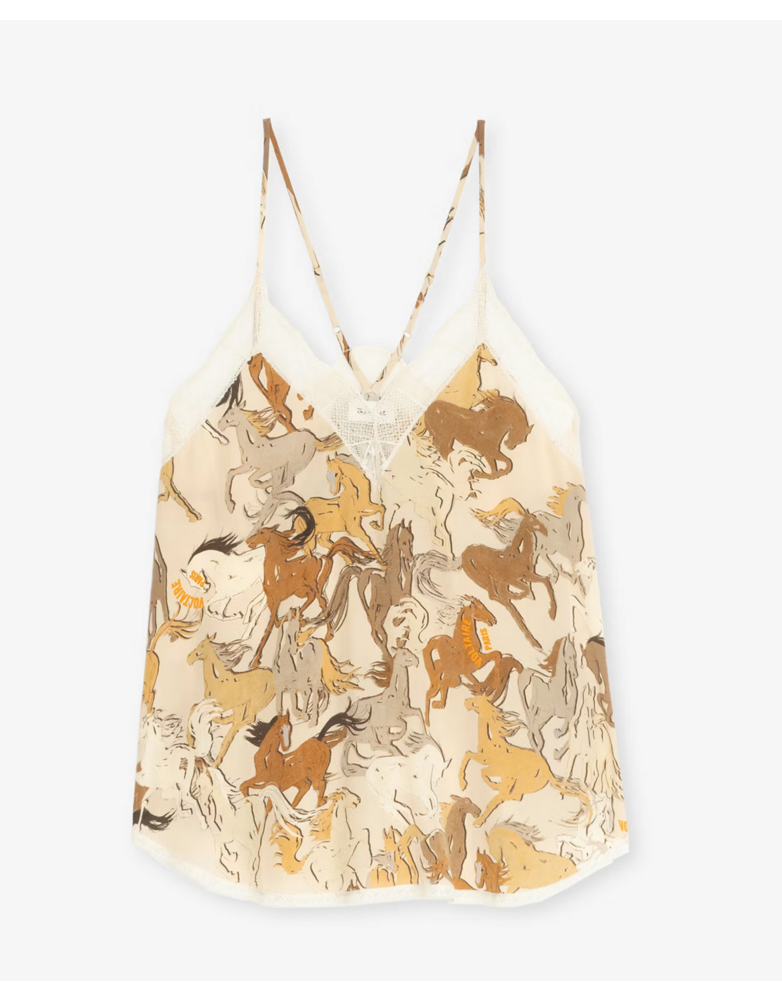 Zadig & Voltaire ZADIG & VOLTAIRE:: CHRISTY SILK CAMISOLE