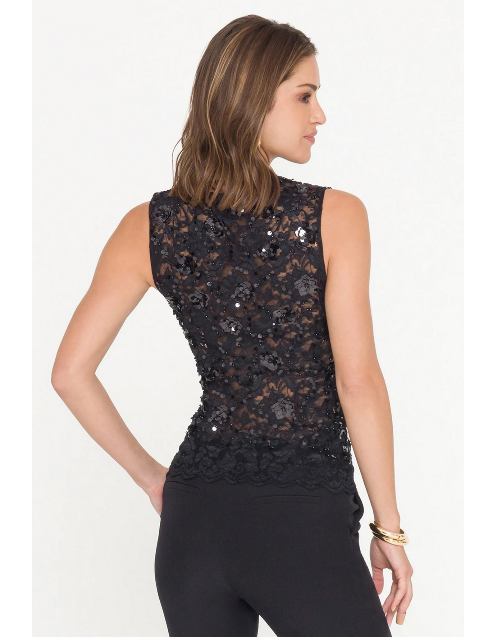 Generation Love GENERATION LOVE:: GEMMA SEQUIN LACE TANK