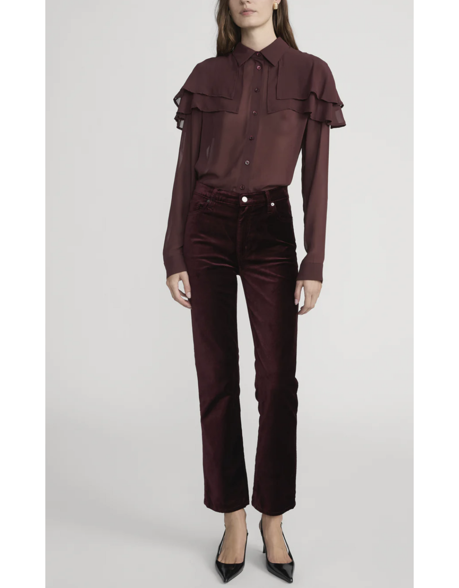 FRAME FRAME:: LE SLEEK STRAIGHT VELVETEEN