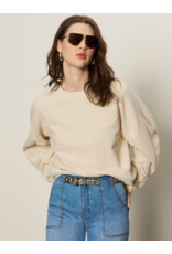 SANCTUARY:: SHIRRED SLEEVE SWEATSHIRT