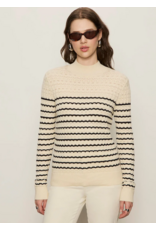 SANCTUARY:: FOREVER STRIPE MOCK NECK