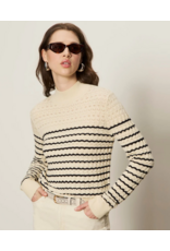 SANCTUARY:: FOREVER STRIPE MOCK NECK