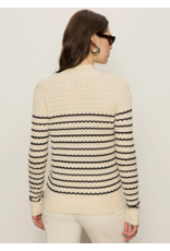 SANCTUARY:: FOREVER STRIPE MOCK NECK