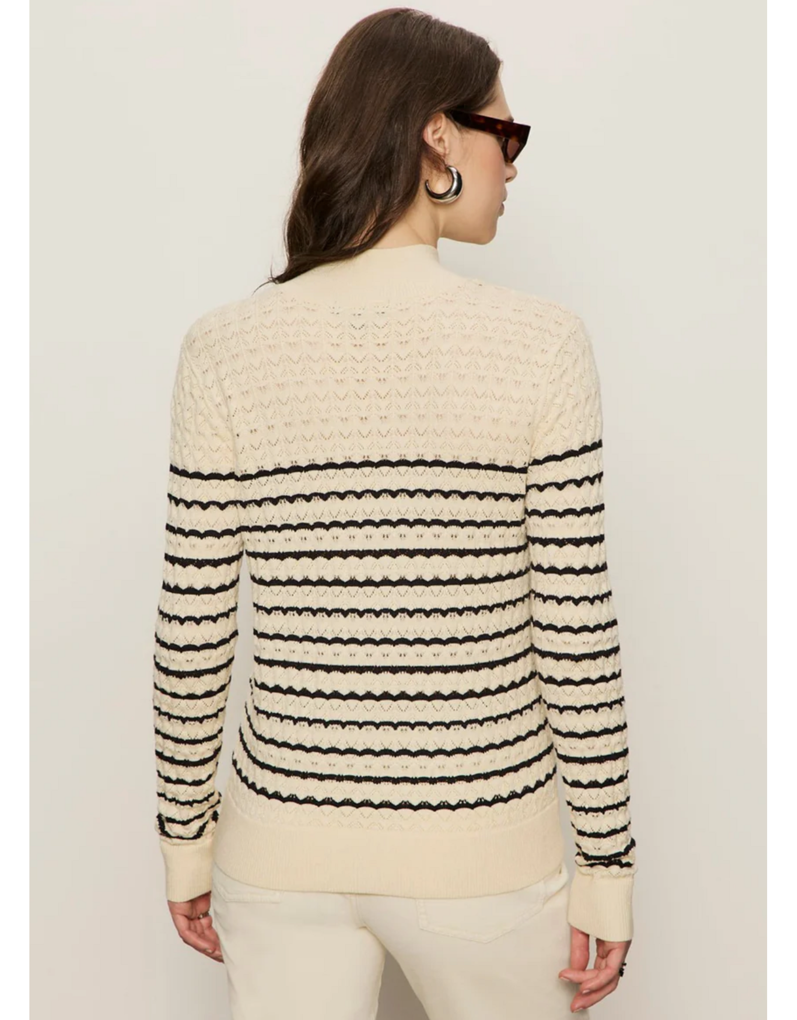SANCTUARY:: FOREVER STRIPE MOCK NECK