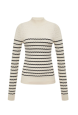 SANCTUARY:: FOREVER STRIPE MOCK NECK