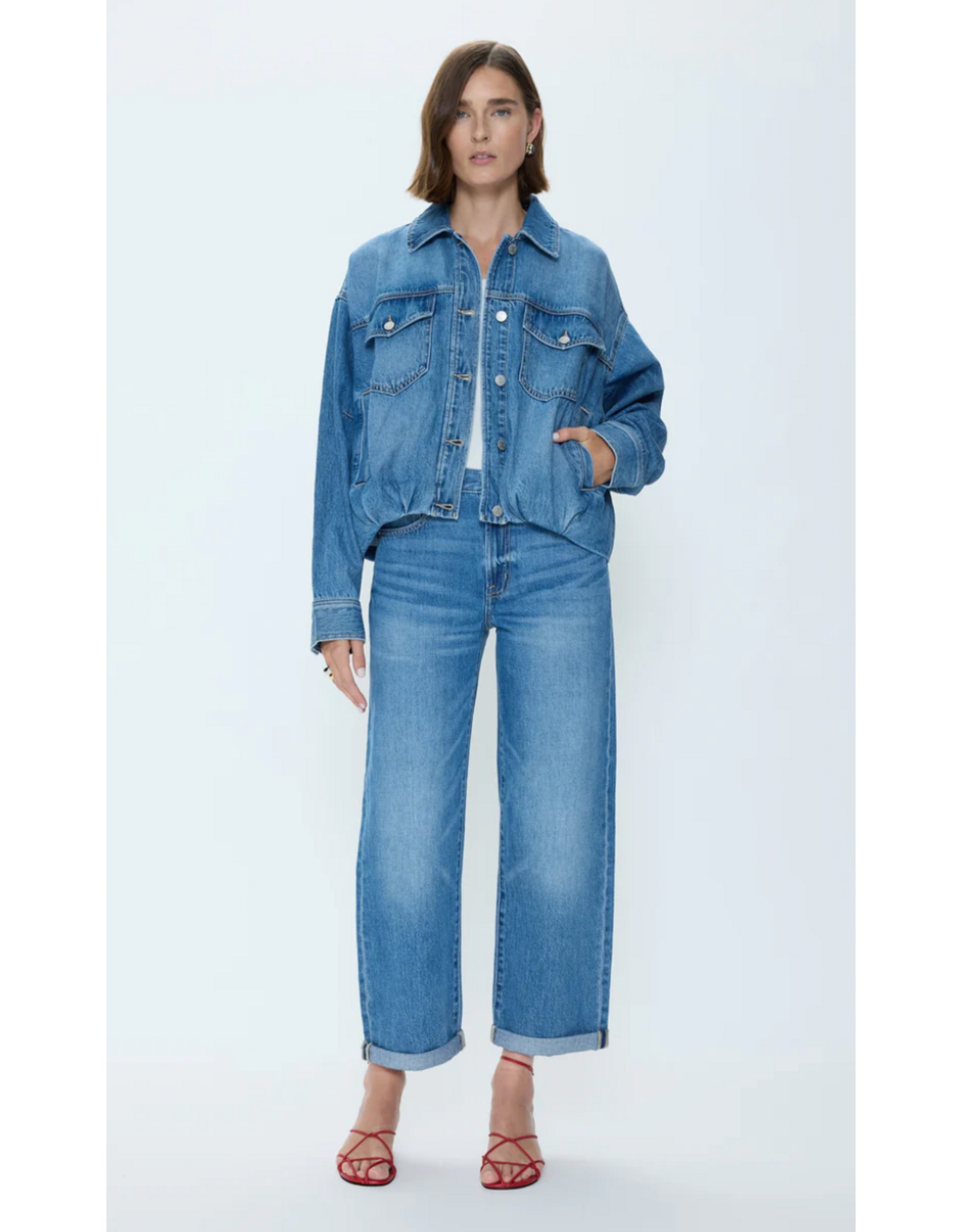 Pistola PISTOLA:: BIBI BLOUSON TRUCKER JACKET