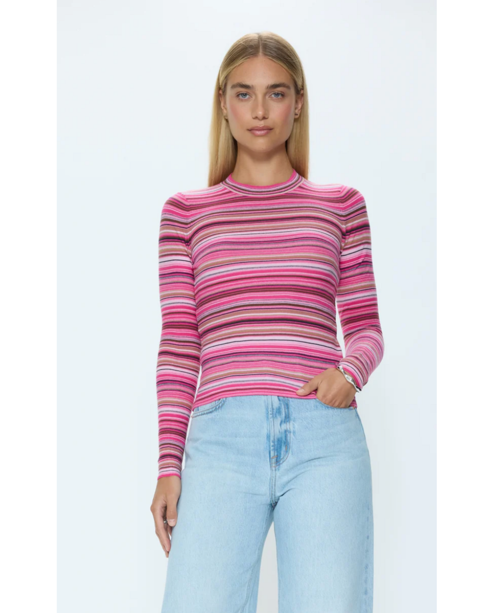 Pistola PISOLA:: MADISON LONG SLEEVE CREWNECK SWEATER