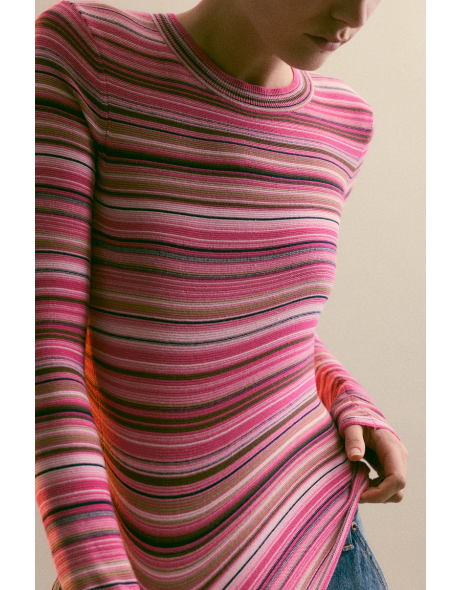 Pistola PISOLA:: MADISON LONG SLEEVE CREWNECK SWEATER