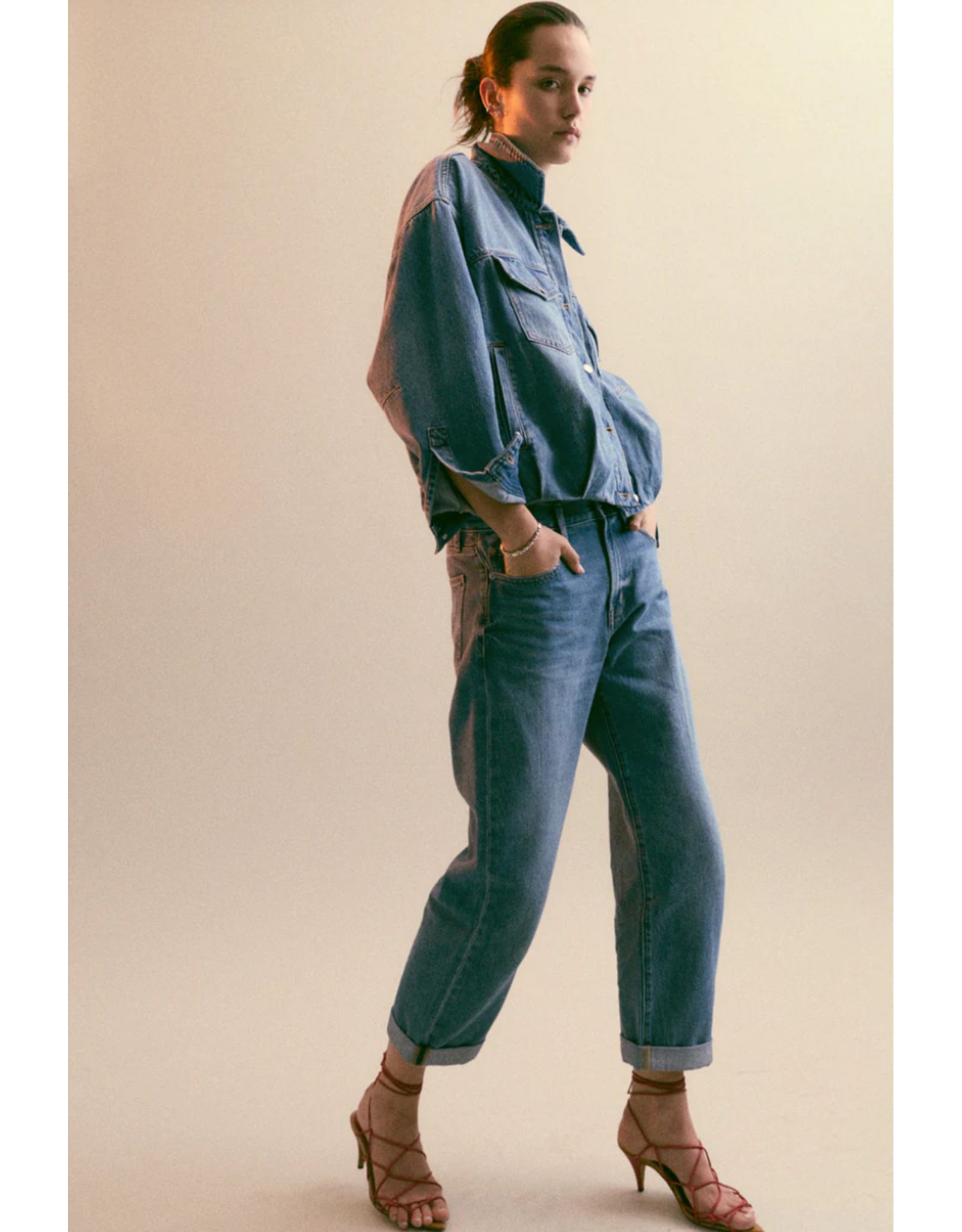 Pistola PISTOLA:: DONNY ROLLED HEM BOYFRIEND JEAN