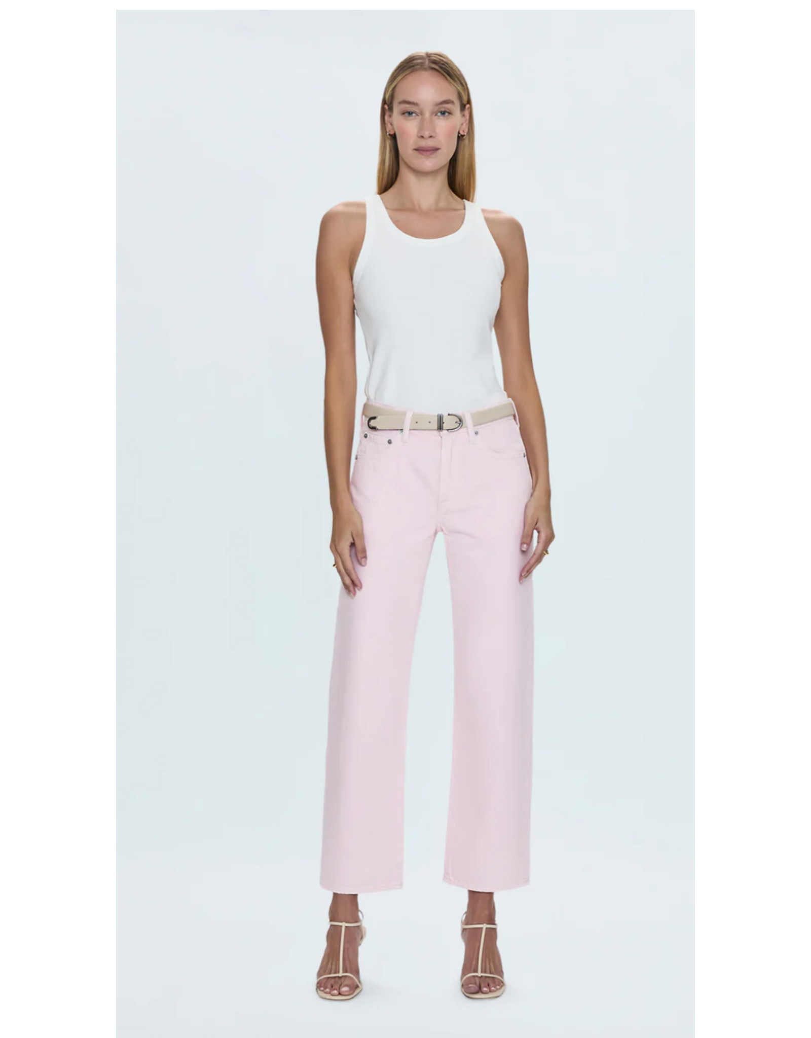 Pistola PISTOLA:: LEXI MID RISE BOWED STRAIGHT LEG