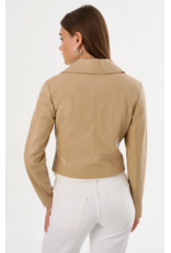LAMARQUE LAMARQUE:: PASCALE FITTED FAUX LEATHER JACKET