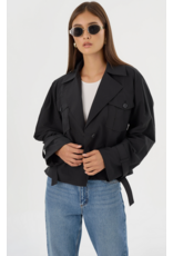 LAMARQUE LAMARQUE:: QUINN CROPPED TRENCH COAT