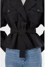 LAMARQUE LAMARQUE:: QUINN CROPPED TRENCH COAT