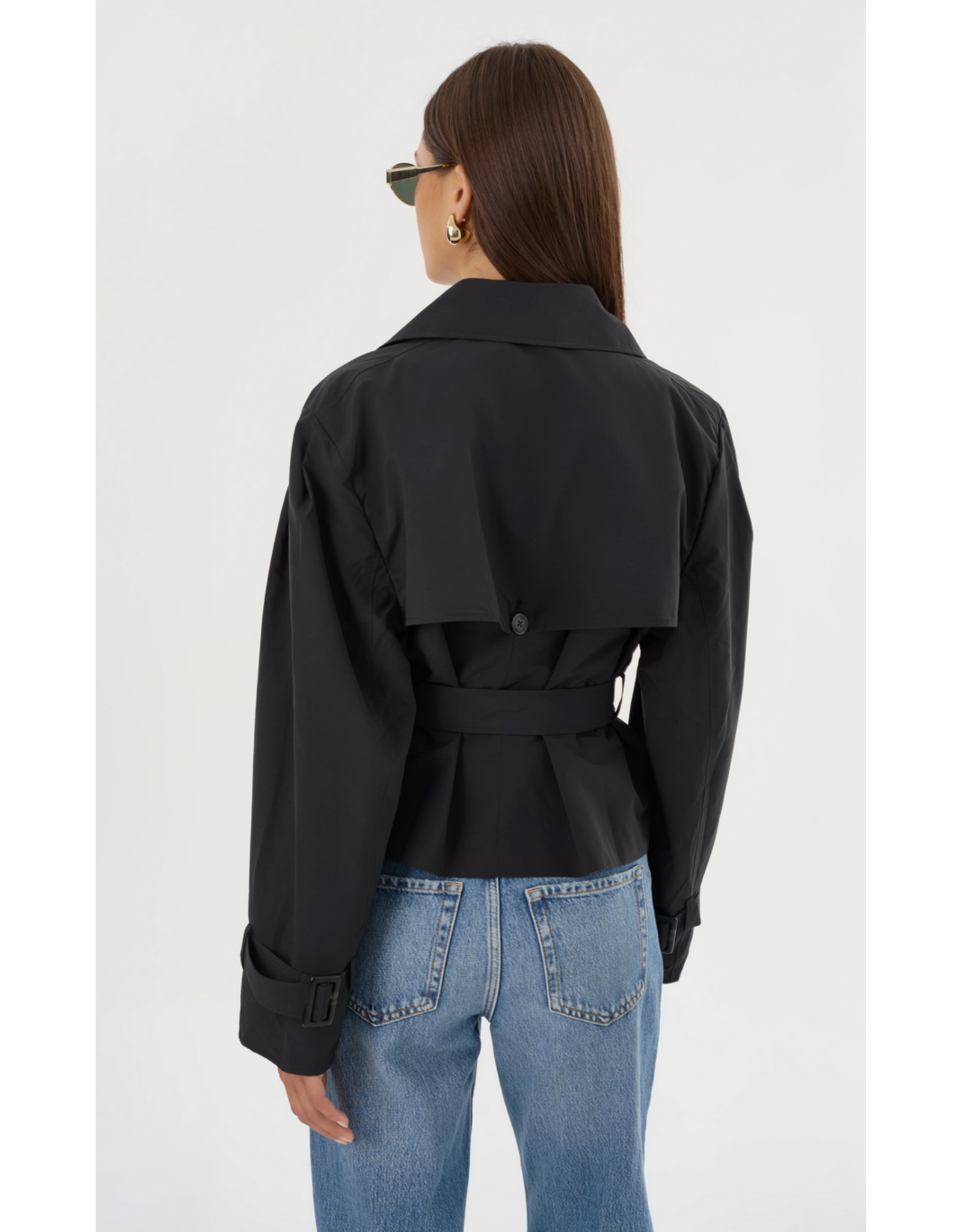 LAMARQUE LAMARQUE:: QUINN CROPPED TRENCH COAT