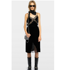 Zadig & Voltaire ZADIG & VOLTAIRE:: JULEN VELVET SKIRT