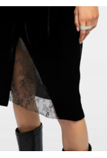 Zadig & Voltaire ZADIG & VOLTAIRE:: JULEN VELVET SKIRT