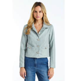 DREW DREW:: ODETTE VEGAN LEATHER JACKET (2 COLORS)