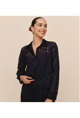 BELLA DAHL BELLA DAHL:: LACE CONTRAST BUTTON DOWN