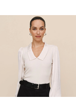 BELLA DAHL BELLA DAHL:: COLLARED V-NECK TOP